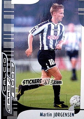 Sticker M. Jorgensen - Calcio Cards 2001-2002 n. 109 - Panini