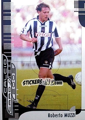Sticker R. Muzzi - Calcio Cards 2001-2002 n. 112 - Panini