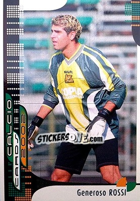 Sticker G. Rossi - Calcio Cards 2001-2002 n. 113 - Panini
