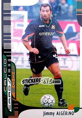 Sticker J. Algerino - Calcio Cards 2001-2002 n. 114 - Panini
