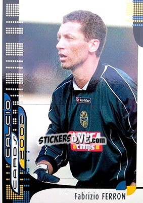 Sticker F. Ferron - Calcio Cards 2001-2002 n. 120 - Panini