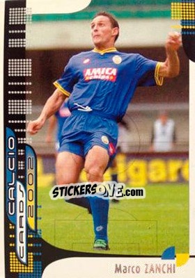 Sticker M. Zanchi - Calcio Cards 2001-2002 n. 122 - Panini