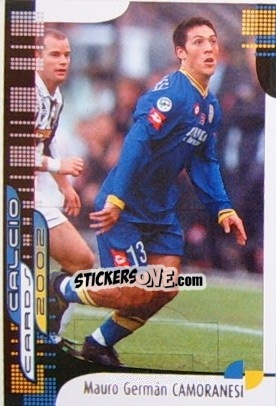 Sticker M. G. Camoranesi - Calcio Cards 2001-2002 - Panini
