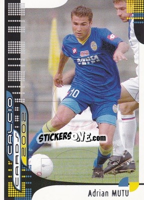 Sticker A. Mutu - Calcio Cards 2001-2002 n. 125 - Panini
