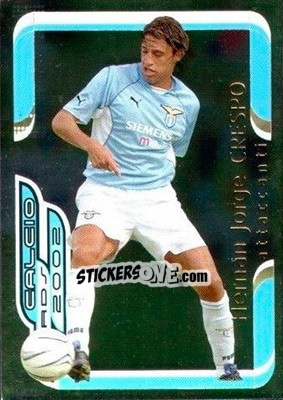 Sticker H.J Crespo - Calcio Cards 2001-2002 n. A2 - Panini
