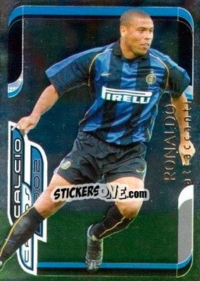 Sticker Ronaldo - Calcio Cards 2001-2002 n. A7 - Panini