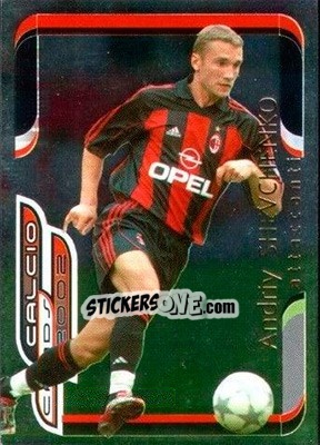 Sticker A. Shevchenko - Calcio Cards 2001-2002 n. A8 - Panini