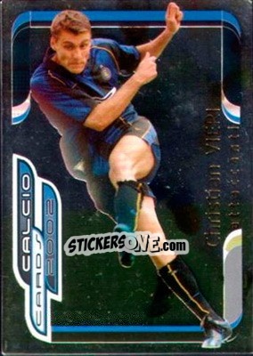 Sticker C. Vieri - Calcio Cards 2001-2002 n. A10 - Panini