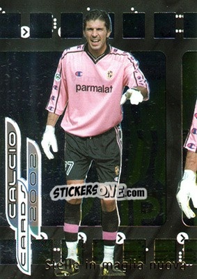 Sticker G. Buffon - Calcio Cards 2001-2002 n. C1 - Panini