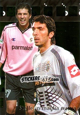 Sticker G. Buffon - Calcio Cards 2001-2002 n. C2 - Panini