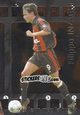 Sticker F. Inzaghi - Calcio Cards 2001-2002 n. C12 - Panini