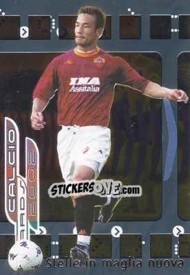 Sticker H. Nakata - Calcio Cards 2001-2002 n. C13 - Panini