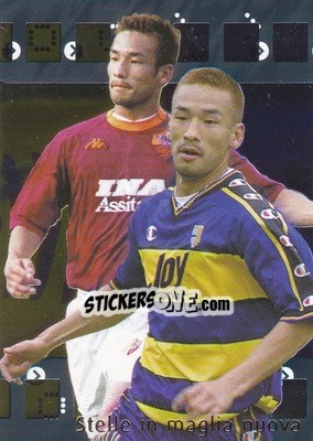 Sticker H. Nakata - Calcio Cards 2001-2002 n. C14 - Panini