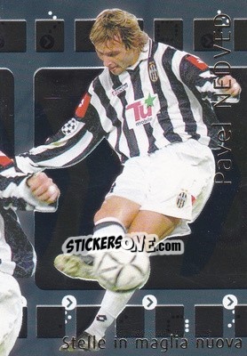 Sticker P. Nedved - Calcio Cards 2001-2002 n. C18 - Panini