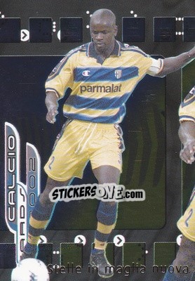 Sticker Lilian Thuram - Calcio Cards 2001-2002 n. C22 - Panini