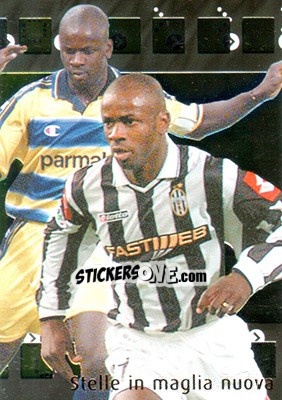 Sticker Lilian Thuram - Calcio Cards 2001-2002 n. C23 - Panini