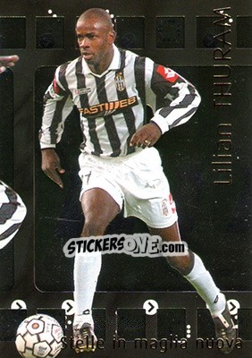 Sticker Lilian Thuram - Calcio Cards 2001-2002 n. C24 - Panini