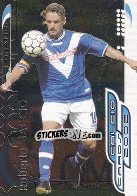 Sticker R. Baggio - Calcio Cards 2001-2002 n. G1 - Panini