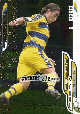 Sticker F. Cannavaro - Calcio Cards 2001-2002 - Panini