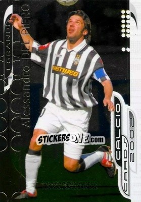 Sticker A. Del Piero - Calcio Cards 2001-2002 n. G4 - Panini
