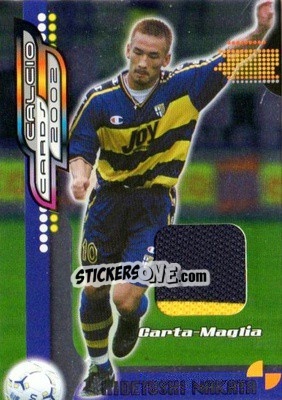 Sticker H. Nakata - Calcio Cards 2001-2002 n. M1 - Panini