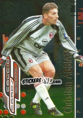 Sticker Christian Abbiati - Calcio Cards 2001-2002 - Panini