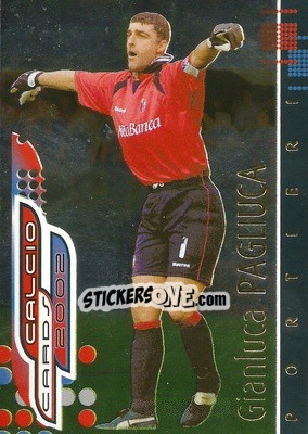 Sticker G. Pagliuca - Calcio Cards 2001-2002 n. P7 - Panini