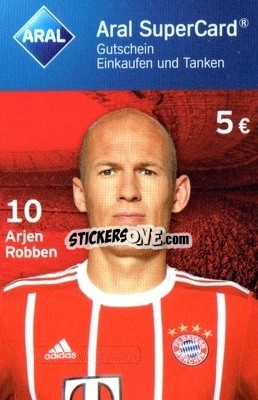 Sticker Arjen Robben - FC Bayern München 2017-2018
 n. 13 - Aral