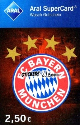 Sticker Club Emblem 2.50 € - FC Bayern München 2017-2018
 n. 4 - Aral