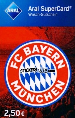 Sticker Club Emblem 2.50 € - FC Bayern München 2017-2018
 - Aral