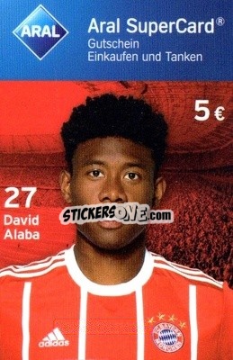 Sticker David Alaba - FC Bayern München 2017-2018
 - Aral