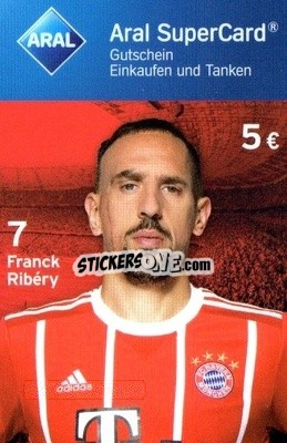 Sticker Franck Ribery - FC Bayern München 2017-2018
 - Aral