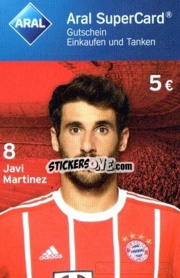 Sticker Javi Martinez - FC Bayern München 2017-2018
 - Aral