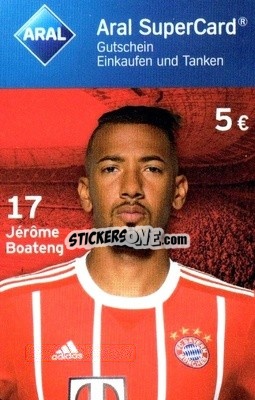 Sticker Jérôme Boateng - FC Bayern München 2017-2018
 n. 15 - Aral