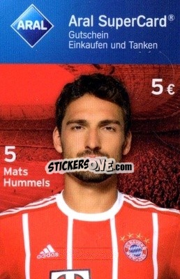 Sticker Mats Hummels - FC Bayern München 2017-2018
 - Aral