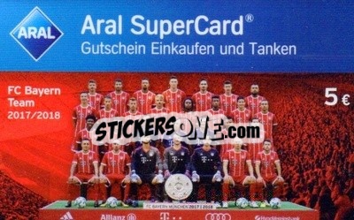 Sticker Team Photo - FC Bayern München 2017-2018
 n. 1 - Aral