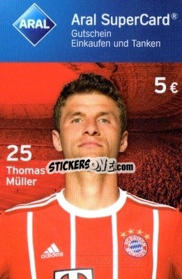 Sticker Thomas Müller - FC Bayern München 2017-2018
 n. 18 - Aral
