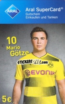 Sticker Mario Götze - BVB Borussia Dortmund 2017-2018
 - Aral