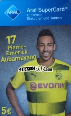 Sticker Pierre-Emerick Aubameyang - BVB Borussia Dortmund 2017-2018
 - Aral