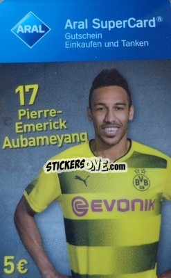 Sticker Pierre-Emerick Aubameyang - BVB Borussia Dortmund 2017-2018
 n. 15 - Aral