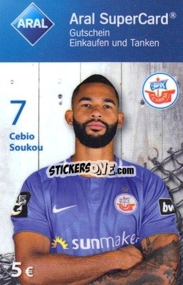 Sticker Cebio Soukou - FC Hansa Rostock 2018-2019
 - Aral
