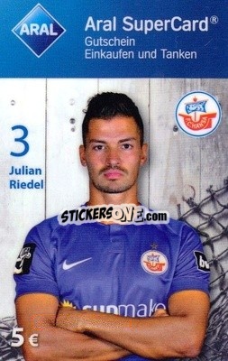 Sticker Julian Riedel - FC Hansa Rostock 2018-2019
 n. 4 - Aral