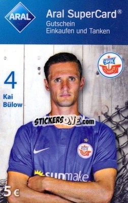 Sticker Kai Bülow - FC Hansa Rostock 2018-2019
 - Aral