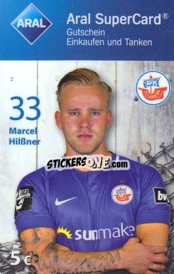 Sticker Marcel Hilßner - FC Hansa Rostock 2018-2019
 - Aral