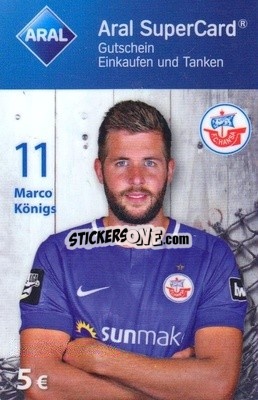 Sticker Marco Königs - FC Hansa Rostock 2018-2019
 - Aral