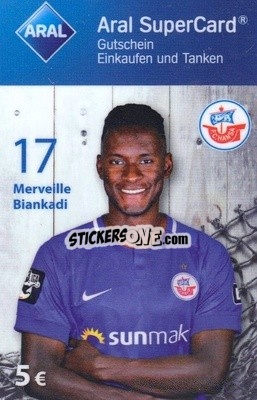Sticker Merveille Biankadi - FC Hansa Rostock 2018-2019
 n. 12 - Aral