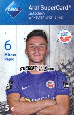Sticker Mirnes Pepic - FC Hansa Rostock 2018-2019
 - Aral