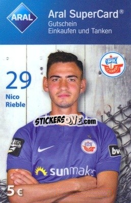 Sticker Nico Rieble - FC Hansa Rostock 2018-2019
 n. 15 - Aral