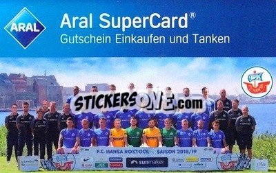 Sticker Team 2018/19 - FC Hansa Rostock 2018-2019
 - Aral