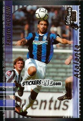 Sticker F. Rossini - Calcio Cards 2002-2003 n. 9 - Panini